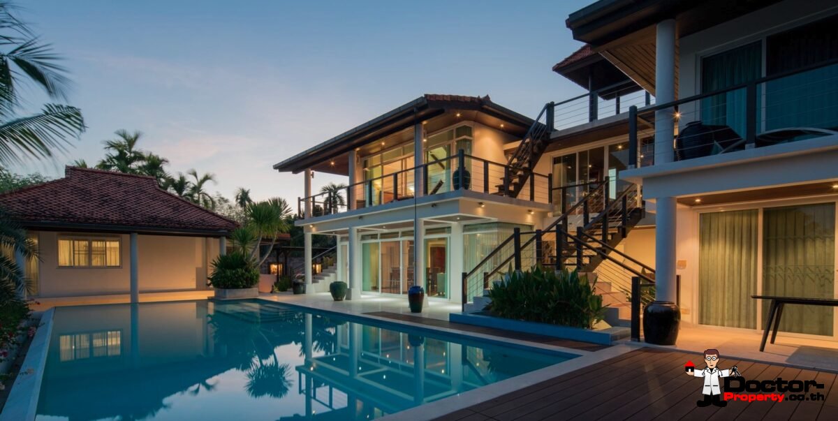 5 Bedroom Sea View Villa - Paradise Heights Yamu - Cape Yamu - Phuket East - for sale